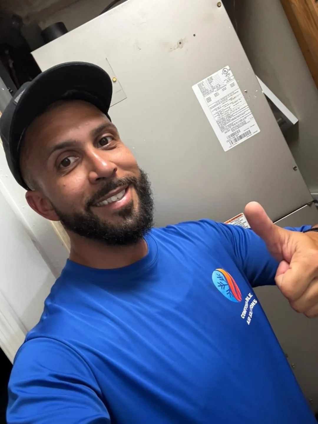John, Comffordable Air Solutions owner and lead HVAC technician